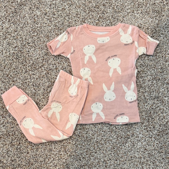 Carter's Pink Bunny Pajama Set - Picture 1 of 2